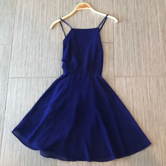 Silence + Noise Blue Dress Urban Outfitters - Picture 2 of 5